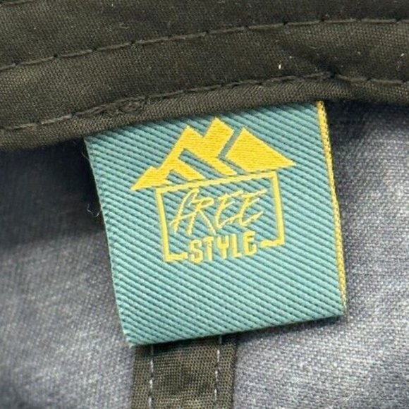 Free Style Hat Womens Adjustable Blue Miami Beach Florida Hook And Loop Golf Cap - Picture 6 of 8